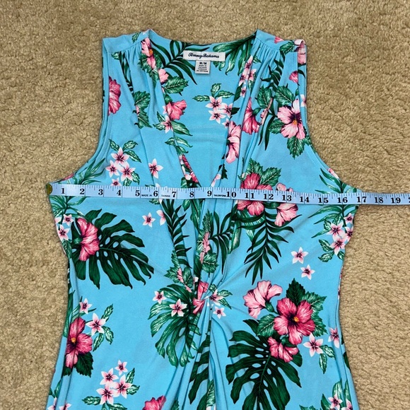 🩵🩷NWOT Tommy Bahama Tropical Twist Front Maxi🩷🩵 - Picture 14 of 16